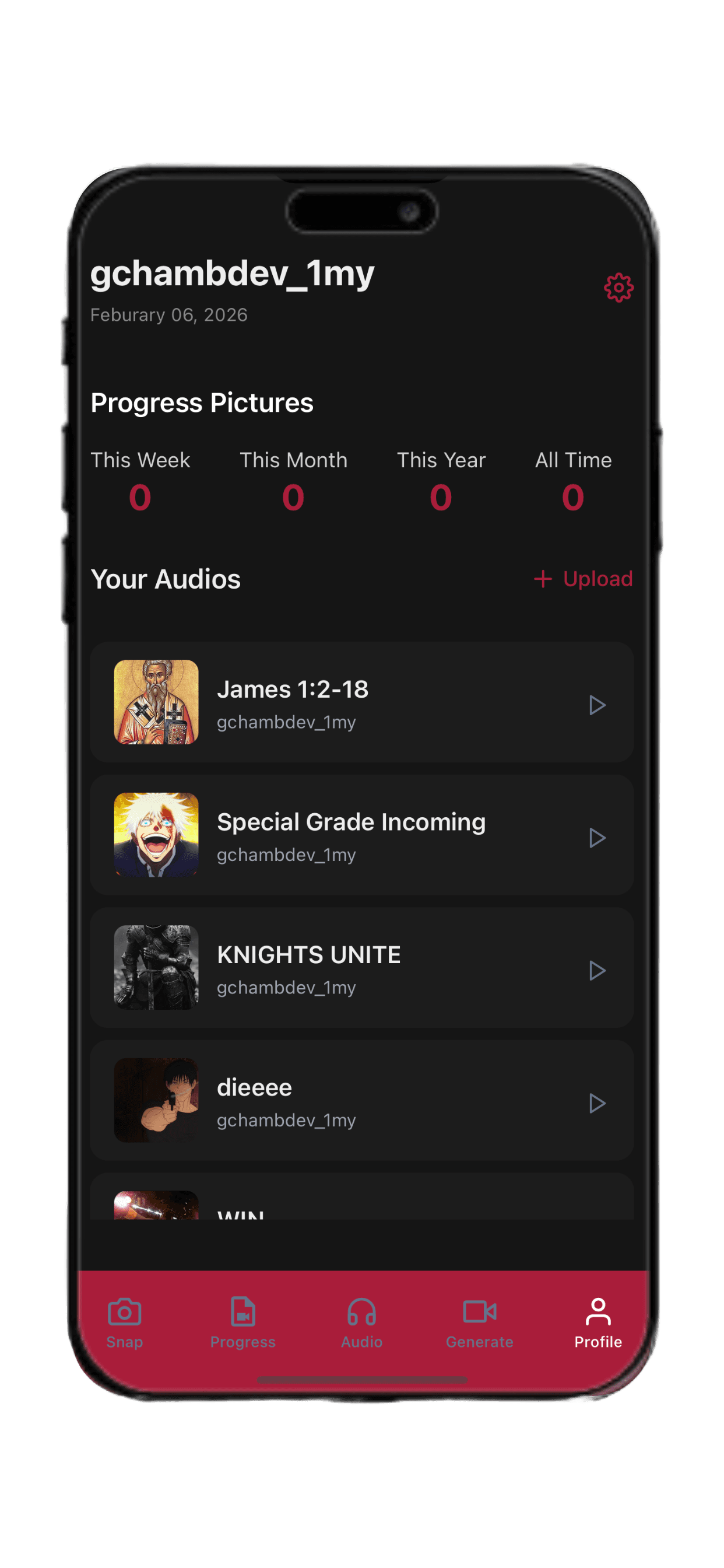 See and Share Your Profile