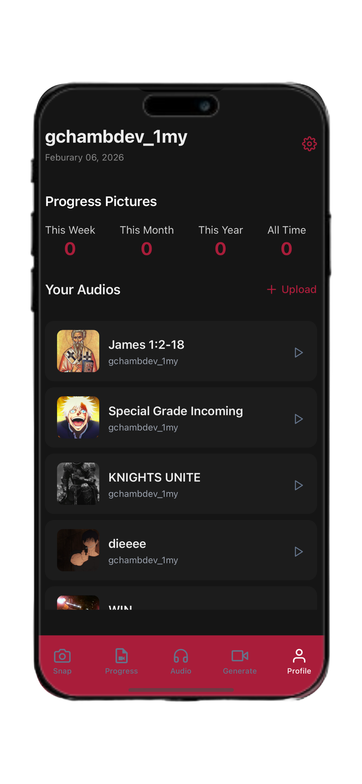See and Share Your Profile
